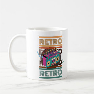 80er Retro Boombox Kaffeetasse