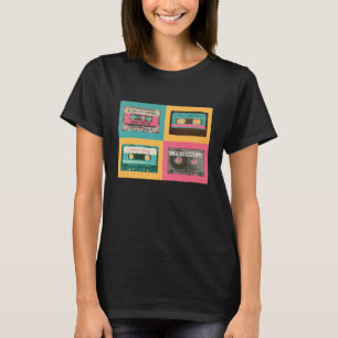 80er Retro Cassette Tapes 90er Vintag Decade Music T-Shirt