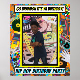 80er Retro-Fotorahmen-Albumcover-Requisite Poster