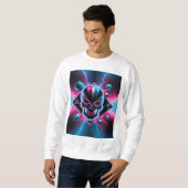 80er-Retro-Futurismus Sweatshirt (Vorne ganz)
