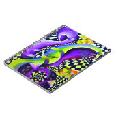 80er-Retro-geometrisches Muster Notizblock (Linke Seite)