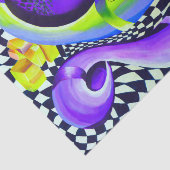 80er-Retro-geometrisches Muster Seidenpapier (Ausschnitt)