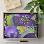 80er-Retro-geometrisches Muster Seidenpapier (Geschenk)