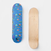 80er Retro-geometrisches Muster Skateboard (Vorderseite)