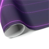 80er Retro Hintergrundbild mit 3D-Elementen Geschenkpapier (Rolleneckpunkt)