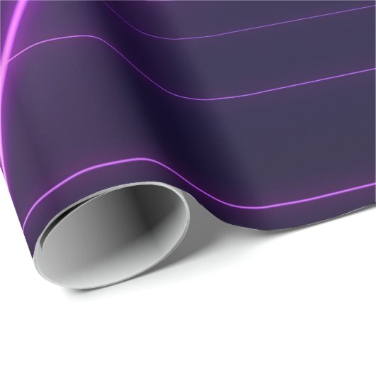 80er Retro Hintergrundbild mit 3D-Elementen Geschenkpapier (Rolleneckpunkt)