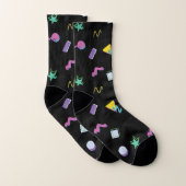 80er Retro Memphis Pop Pattern Socken (Paar)