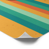 80er Retro Music Vynl Disk Poster (Ecke)