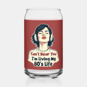 80er Retro Nostalgic Music Lover Throwback Design Dosenglas (Vorderseite)