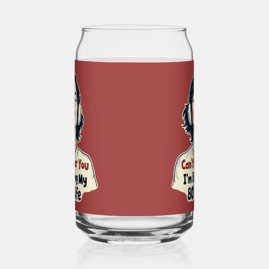 80er Retro Nostalgic Music Lover Throwback Design Dosenglas (Links)