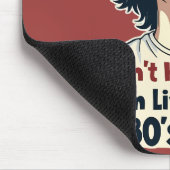 80er Retro Nostalgic Music Lover Throwback Design Mousepad (Ecke)