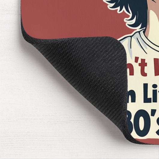 80er Retro Nostalgic Music Lover Throwback Design Mousepad (Ecke)