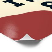 80er Retro Nostalgic Music Lover Throwback Design Poster (Ecke)