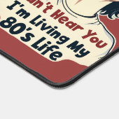 80er Retro Nostalgic Music Lover Throwback Design Schreibtischunterlage (Ecke)