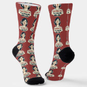 80er Retro Nostalgic Music Lover Throwback Design Socken (Gewinkelt)