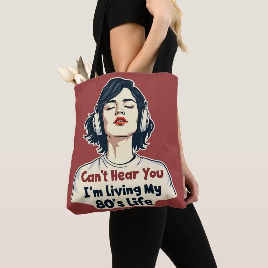 80er Retro Nostalgic Music Lover Throwback Design Tasche (Von Nahem)