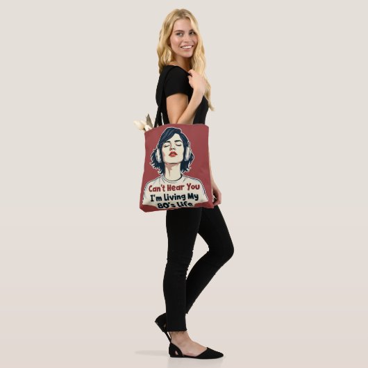 80er Retro Nostalgic Music Lover Throwback Design Tasche (Am Model)