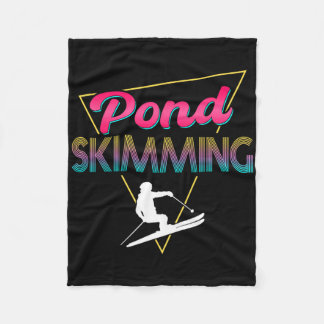 80er Retro Pond Skimml Skimml Skilift Fleecedecke