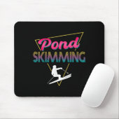 80er Retro Pond Skimml Skimml Skilift Mousepad (Mit Mouse)