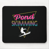 80er Retro Pond Skimml Skimml Skilift Mousepad (Vorne)