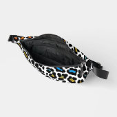 80er RETRO RAINBOW LEOPARD DRUCKPAKET Bauchtasche (Offen)