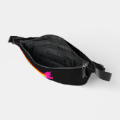 80er RETRO RAINBOW UNICORN FANNY PACK Bauchtasche (Offen)
