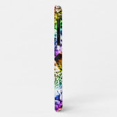 80er Retro Style Rainbow Leopard Case-Mate iPhone Hülle (Hinten/Links)