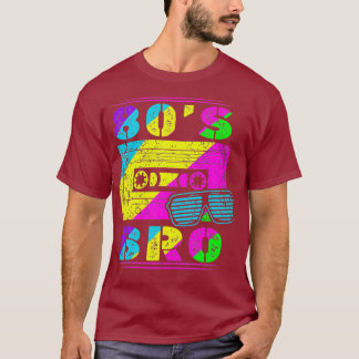 80er Retro Tape Bro Party 80er DJ Party Goer T-Shirt