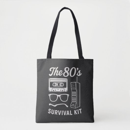 80er Retro-Überlebenskit Nostalgie-Ästhetik-Design Tasche (Vorderseite)