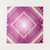 80er Retro und sci fi Pop Kunstszene. Wandteppich (Vorderseite (Horizontal))