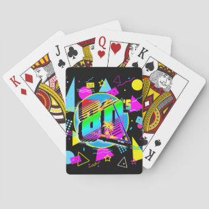 80ER RETRO VINTAGE OLD SCHOOL STIL SPIELKARTEN