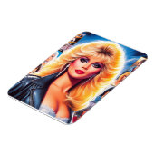 80er Retrowave-Frau Magnet (Linke Seite)