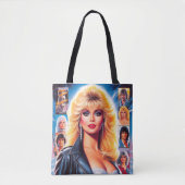 80er Retrowave Frau Tasche (Vorderseite)
