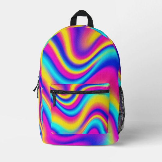 80er Revival Bedruckter Rucksack (Vorderseite)