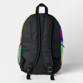 80er Revival Bedruckter Rucksack (Rückseite)