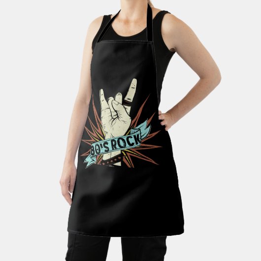 80er Rock Band 80er Rock and Roll Music Lover Rock Schürze (InSitu)