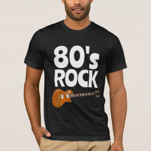 80ER ROCK BLACK T - SHIRT T-SHIRTS
