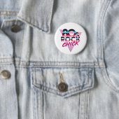80er Rock Chick 1980er Music Lover Button (Beispiel)