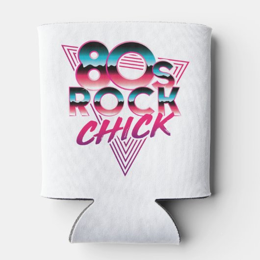 80er Rock Chick 1980er Music Lover Dosenkühler (Rückseite)