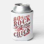80er Rock Chick Aighties Music Dosenkühler (Kanne Vorderseite)