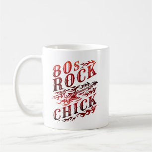 80er Rock Chick Aighties Music Kaffeetasse