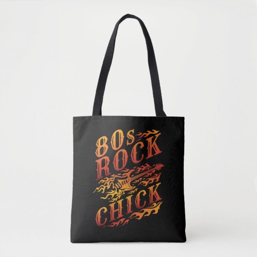 80er Rock Chick Music Lover Women Tasche (Vorderseite)