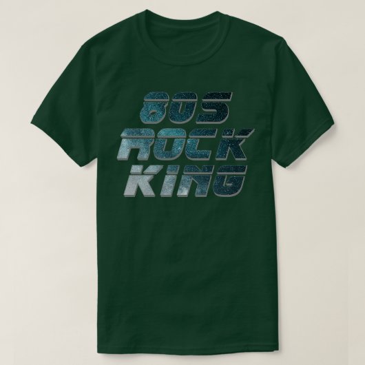 80er Rock King T-Shirt (Design vorne)