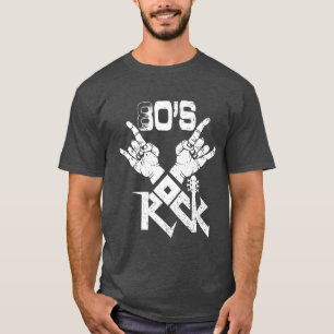 80er Rock-Konzertband Retro T-Shirt