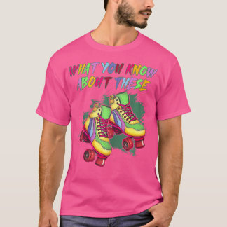 80er Roller Skate Roller Skaten Disco Skate T-Shirt