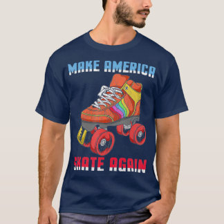 80er Rollerskates T-Shirt Vintage-Rollschuhfahren