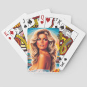 80er Sommerfrau Spielkarten (Rückseite)