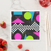 80er Splatterpaint Paper Napkins Serviette (Beispiel)