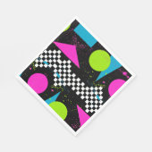 80er Splatterpaint Paper Napkins Serviette (Ecke)