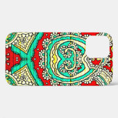 80er-Stil, hell, neon, schön, psychedelisch Case-Mate iPhone Hülle (Rückseite (Horizontal))